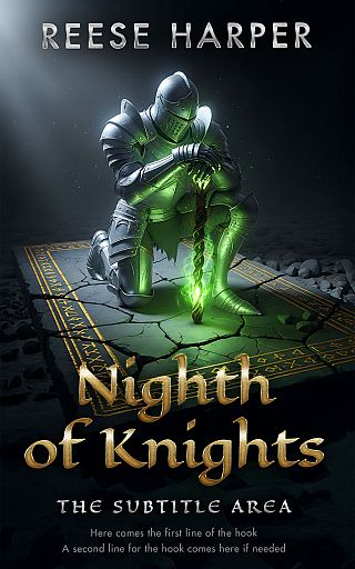 3D mockup of Woodsmoke #35323 - Premade Fantasy Book Cover | BookCoverZone