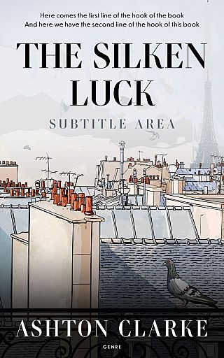 3D mockup of Shark #50074 - Premade Travel Book Cover | BookCoverZone