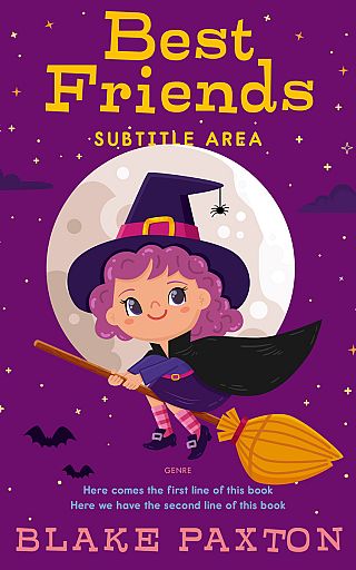 3D mockup of Disco #50085 - Premade Children's Book Cover | BookCoverZone