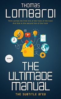 Pre Made Book Cover Nile Blue