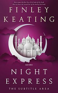 Pre Made Book Cover Wine Berry