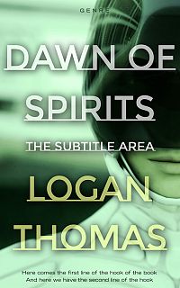 Pre Made Book Cover Pixie Green