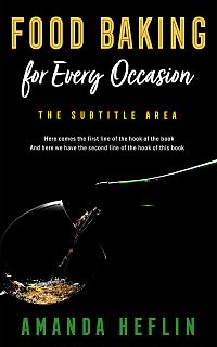 Pre Made Book Cover Black