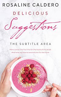 Pre Made Book Cover Hint of Red