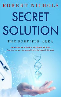 Pre Made Book Cover Sky Blue