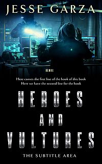Pre Made Book Cover Ebony