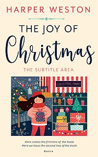 Pre Made Book Cover Blue Dianne