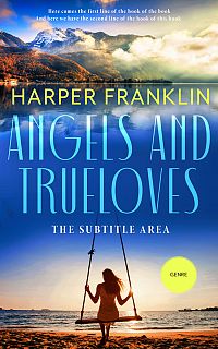 Pre Made Book Cover Azure