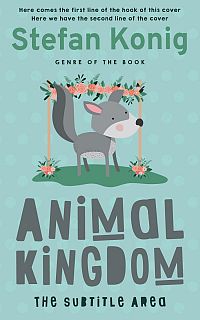 Pre Made Book Cover Shadow Green