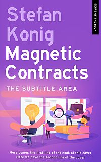 Pre Made Book Cover Amethyst