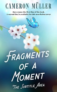 Pre Made Book Cover Jagged Ice