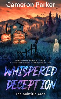 Pre Made Book Cover Burning Sand