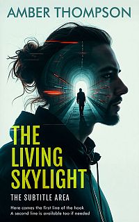 Pre Made Book Cover Black