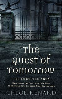 Pre Made Book Cover Outer Space
