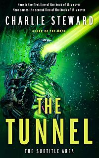 Pre Made Book Cover Yellow Green