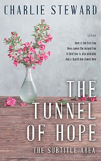 Pre Made Book Cover Pink Swan