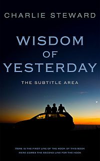 Pre Made Book Cover Ebony