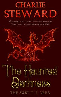 Pre Made Book Cover Sepia Black