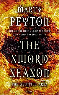 Pre Made Book Cover Fiery Orange