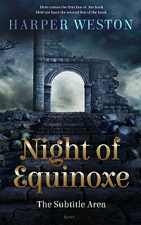 Pre Made Book Cover Ebony Clay