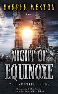 Pre Made Book Cover Soft Amber