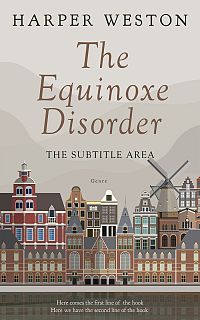 Pre Made Book Cover Swirl