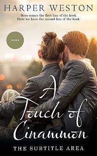 Pre Made Book Cover Almond