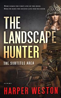 Pre Made Book Cover Cocoa Brown