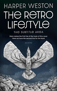 Pre Made Book Cover Silver