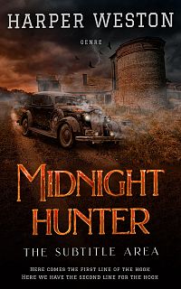 Pre Made Book Cover Night Rider