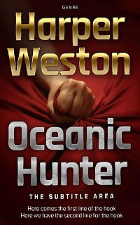 Pre Made Book Cover Aubergine