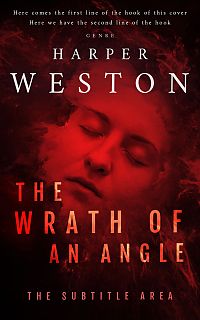 Pre Made Book Cover Aubergine