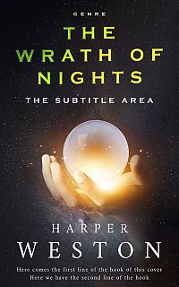 Pre Made Book Cover Thunder