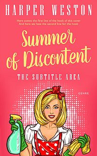 Pre Made Book Cover Carnation