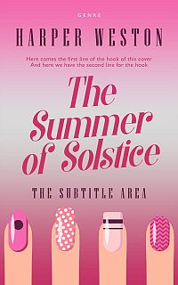 Pre Made Book Cover Cavern Pink