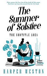 Pre Made Book Cover Eastern Blue