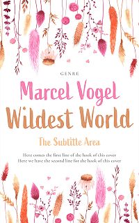 Pre Made Book Cover Beauty Bush