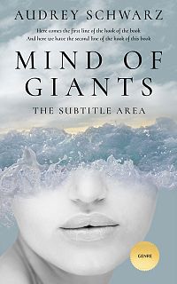 Pre Made Book Cover Silver Sand