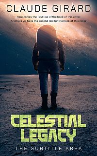 Pre Made Book Cover Ebony Clay