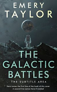 Pre Made Book Cover Outer Space