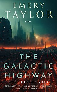 Pre Made Book Cover Outer Space