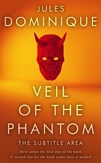 Pre Made Book Cover Fiery Orange