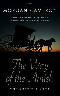 Pre Made Book Cover Woodsmoke