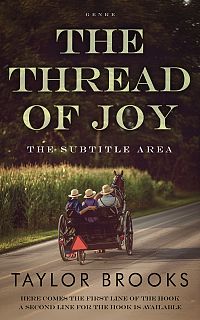 Pre Made Book Cover Cocoa Brown