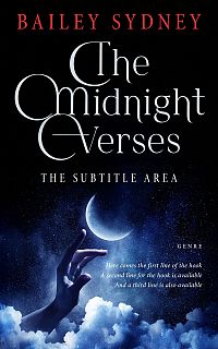 Pre Made Book Cover Ebony