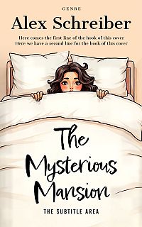 Pre Made Book Cover Linen