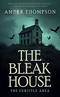 Pre Made Book Cover Timber Green