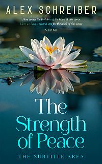 Pre Made Book Cover Blue Dianne