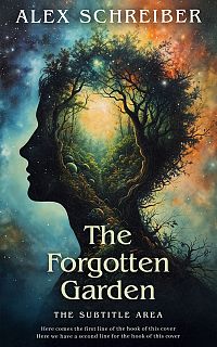 Pre Made Book Cover Outer Space