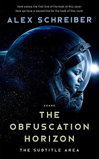 Pre Made Book Cover Ebony